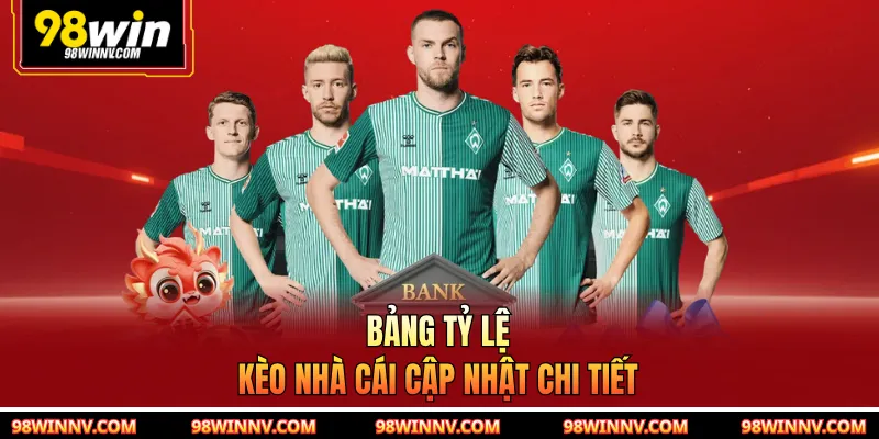 Bảng tỷ lệ kèo nhà cái cập nhật chi tiết