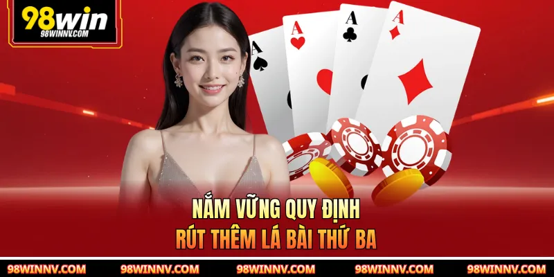 Nắm vững quy định rút thêm lá bài thứ ba